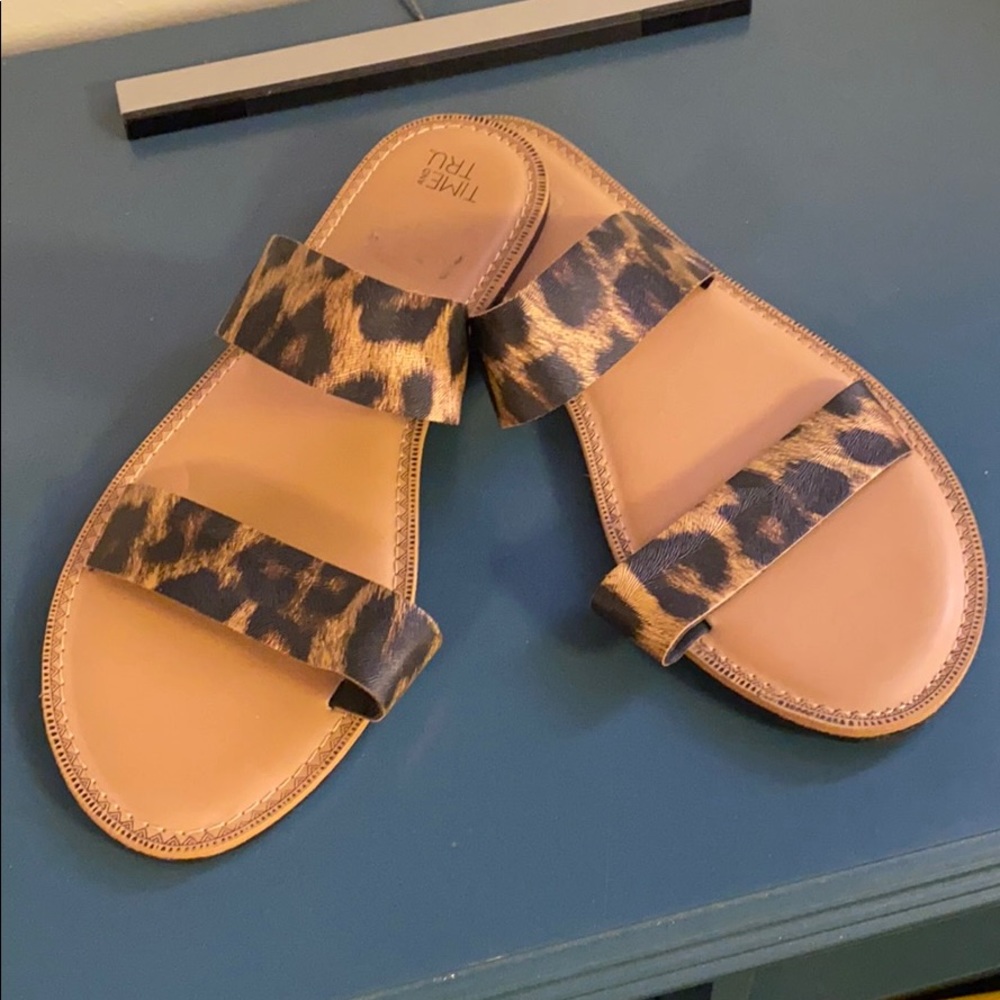 Cheetah sandals